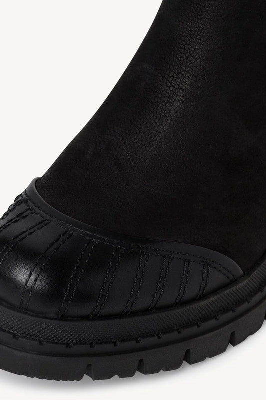 TMR Women's Round Tip Leather Boots